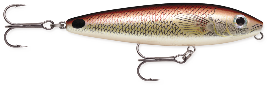 Rapala Skitter Walk BODY LENGTH: 3-1/8" (SW08) WEIGHT: 7/16 oz. Floating
