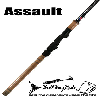 Bull Bay Rods BBRAR20-7 7' 10-20lb 1/2 - 1 1/4oz Assault Spinning Rod