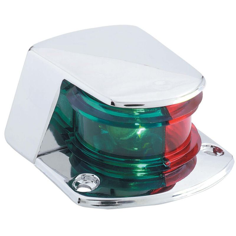 Invincible Marine BR51202 Bow Light Bi-Color Small Chrome Zamac Classic.