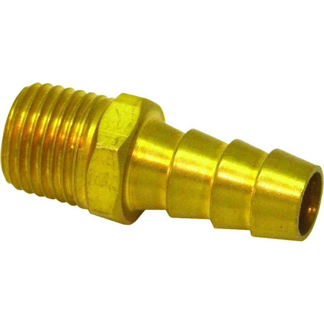 Invincible Marine BR53240 Fuel Line Barb Fitting 3/8" x 1/4" NPT.