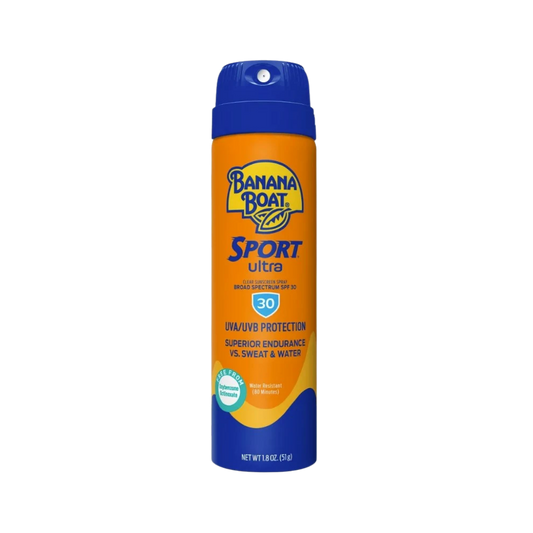 Banana Boat Ultra Sport Clear Sunscreen Spray with Locking Cap - 1.8 Ounce