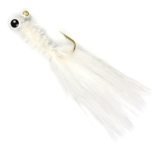 Johnson 1/16 White Beetle Bou Jig