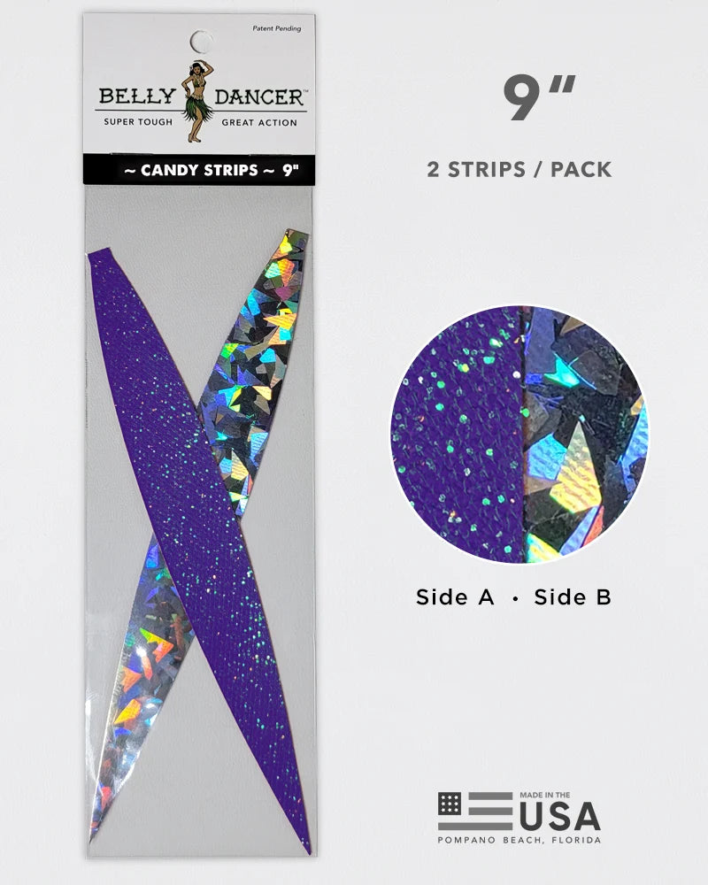 Belly Dancer Artificial Bonito 9" Candy Strips 2 Pack