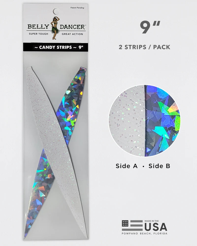 Belly Dancer Artificial Bonito 9" Candy Strips 2 Pack