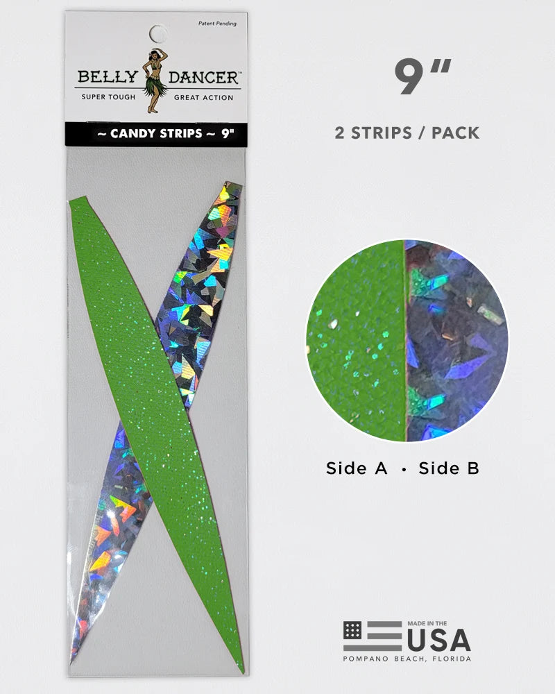 Belly Dancer Artificial Bonito 9" Candy Strips 2 Pack