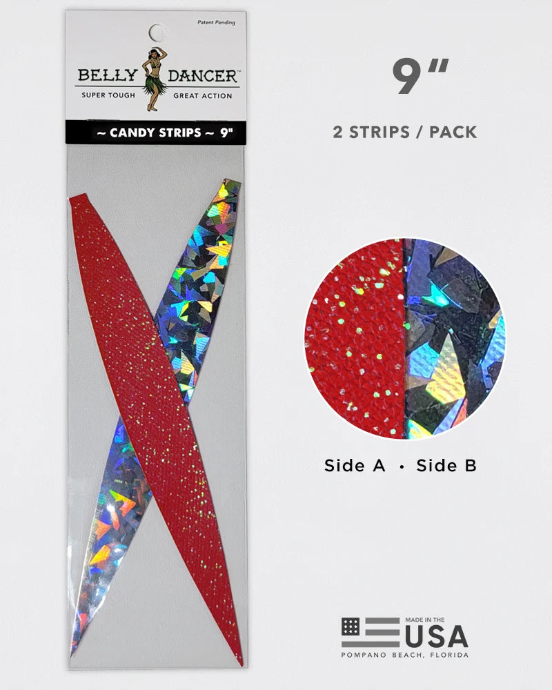 Belly Dancer Artificial Bonito 9" Candy Strips 2 Pack