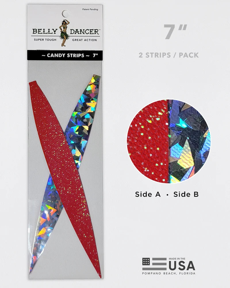 Belly Dancer Artificial Bonito 7" Candy Strips 2 Pack