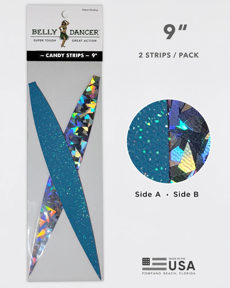 Belly Dancer Artificial Bonito 9" Candy Strips 2 Pack