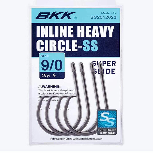 BKK Inline Heavy Circle - SS Super Slide Circle Hooks