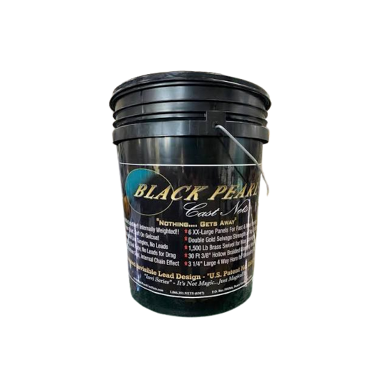 Black Pearl "Invi Series" Cast Net 1.65lb Per Foot