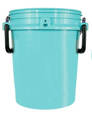 Lee Fisher Sports 5-Gallon iSmart Bucket (Rope Handle) Color - (Aqua).
