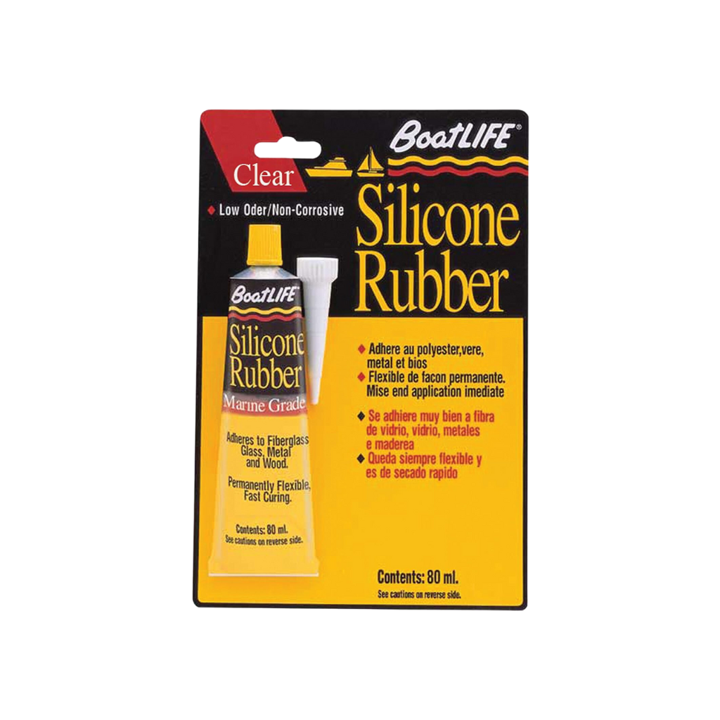 BoatLIFE Marine Silicone Rubber - Clear 3 Ounce.