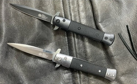 Rill Simple Tools Roughneck Folding Boot Dagger - Black.