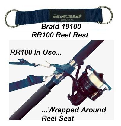 Braid RR100 Reel Rest Blue