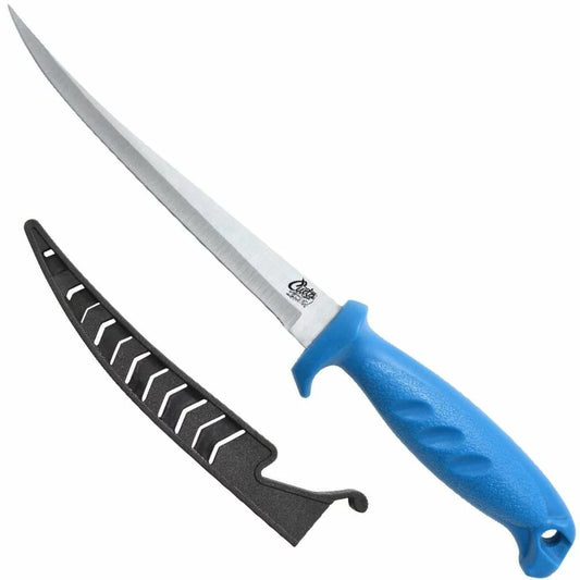 CUDA 6" Fillet Knife w/ Blue Handle