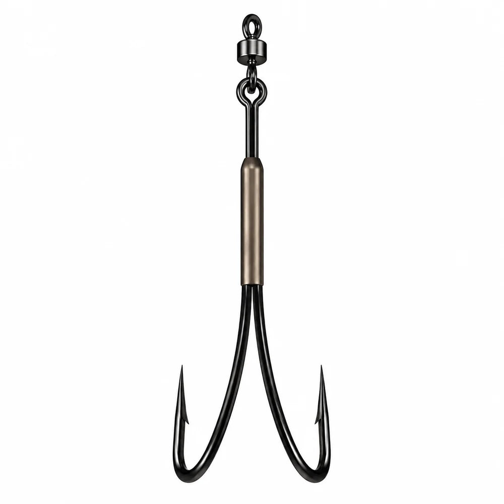 Mustad AlphaPoint Frog Trailer Double Hooks
