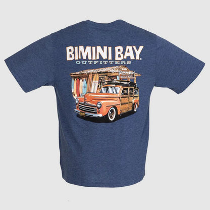 Bimini Bay MEN'S BOARD SHACK SHORT SLEEVE GRAPHIC TEE