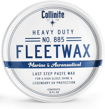 Collinite No. 885 Heavy Duty Fleetwax Paste - 12 Ounce.