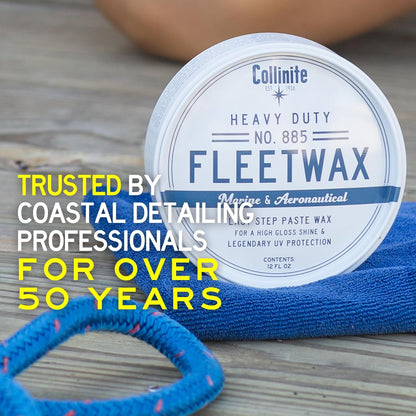 Collinite No. 885 Heavy Duty Fleetwax Paste - 12 Ounce.