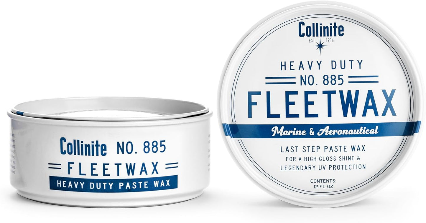 Collinite No. 885 Heavy Duty Fleetwax Paste - 12 Ounce.