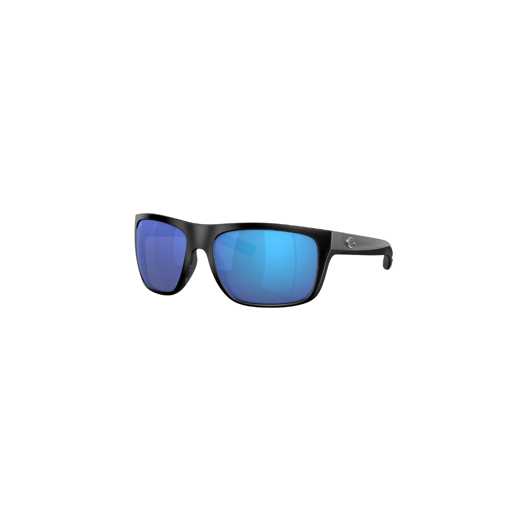 Costa Broadbill Matte Black/Blue Mirrored Sunglasses 580G