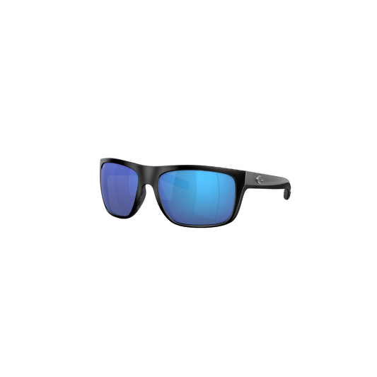 Costa Broadbill Matte Black/Blue Mirrored Sunglasses 580G