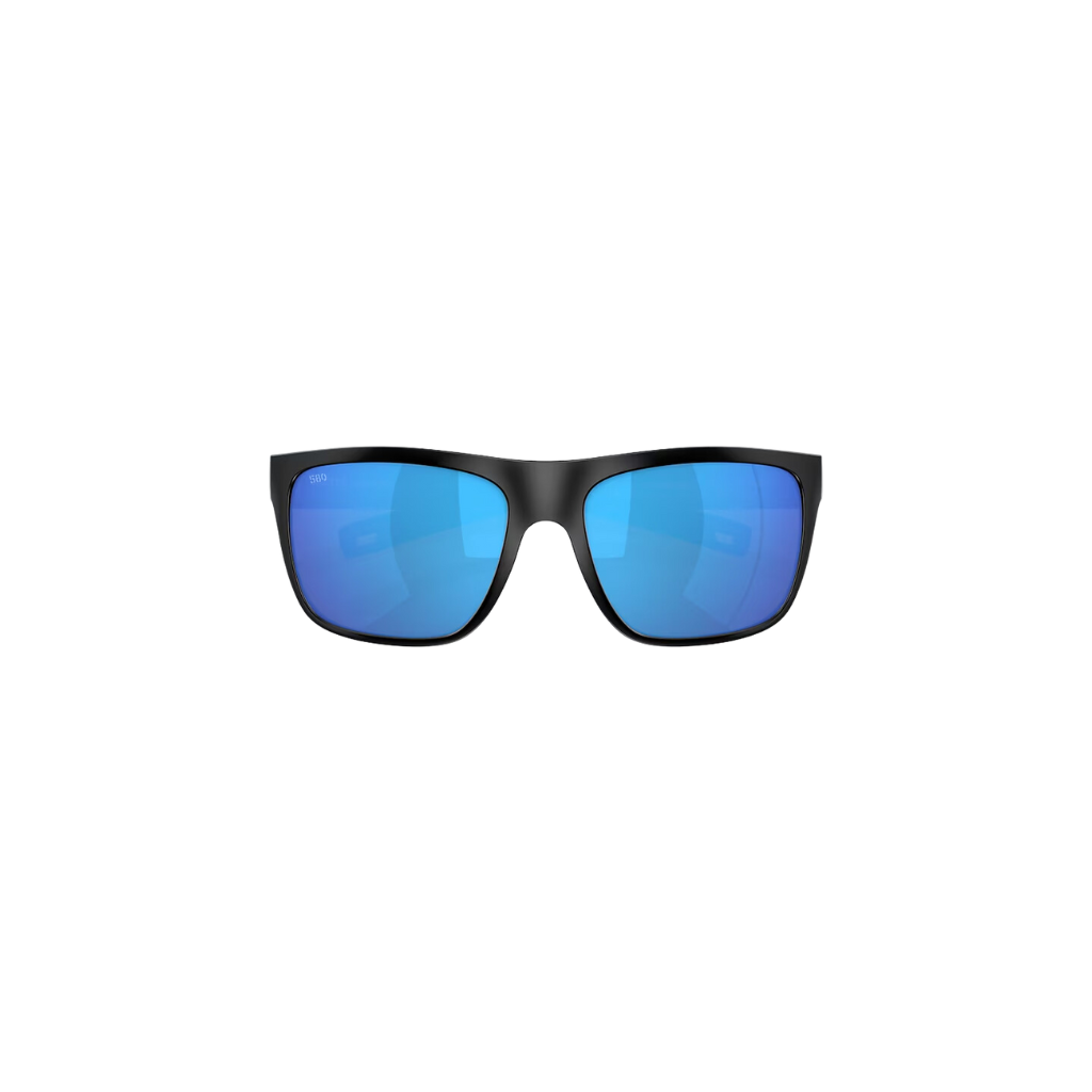 Costa Broadbill Matte Black/Blue Mirrored Sunglasses 580G