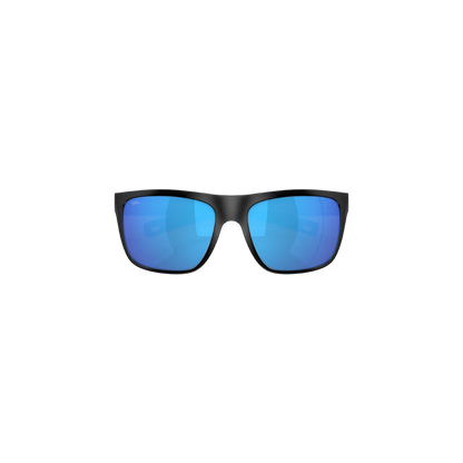 Costa Broadbill Matte Black/Blue Mirrored Sunglasses 580G