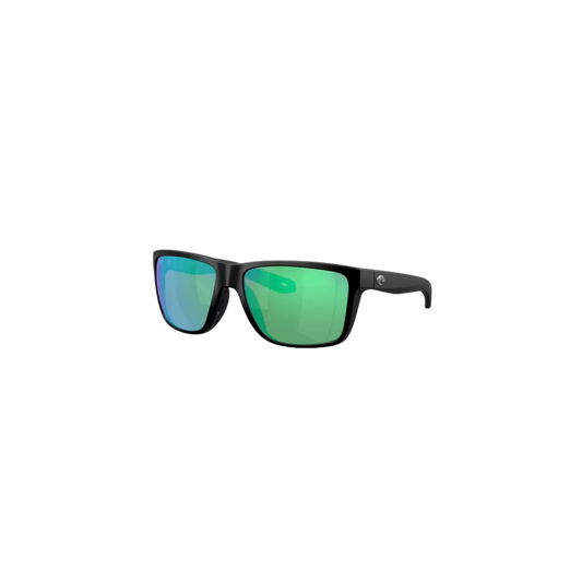 Costa Broadbill Matte Black/Green Mirrored Sunglasses 580G