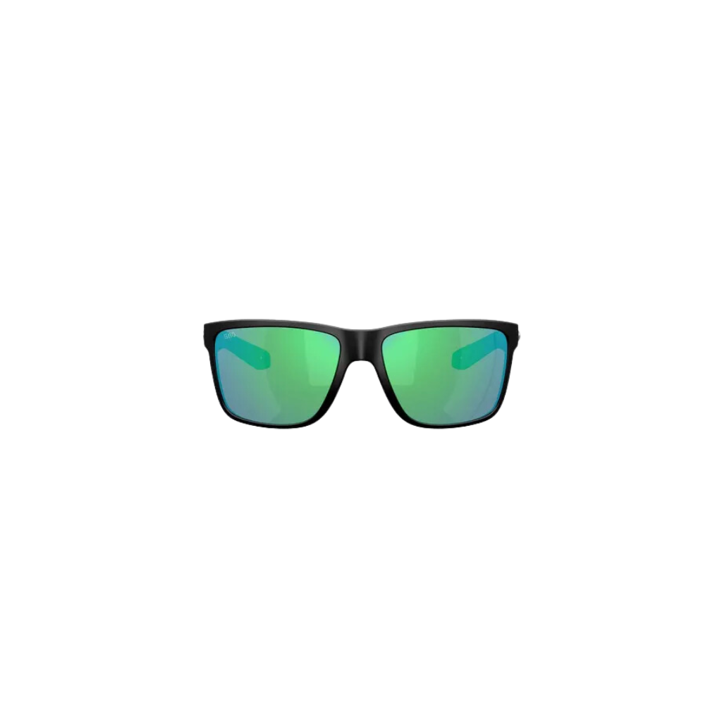 Costa Broadbill Matte Black/Green Mirrored Sunglasses 580G