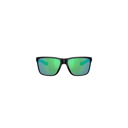 Costa Broadbill Matte Black/Green Mirrored Sunglasses 580G