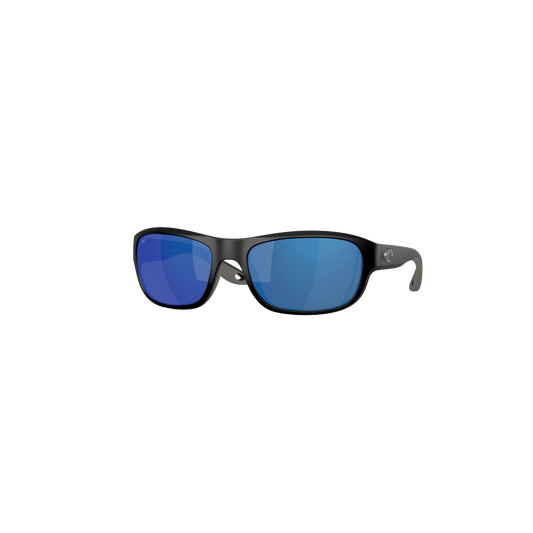 Costa Clipperton Matte Black/Blue Mirrored Sunglasses 580G