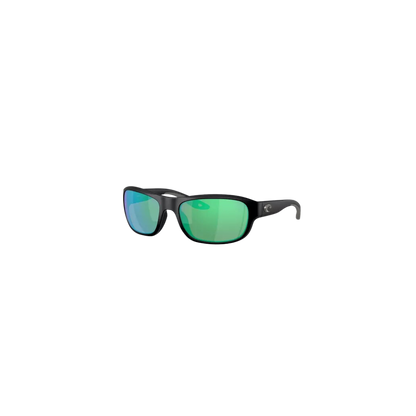 Costa Clipperton Matte Black/Green Mirrored Sunglasses 580G