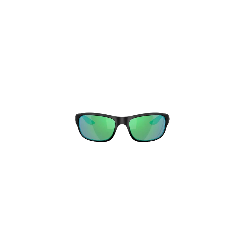 Costa Clipperton Matte Black/Green Mirrored Sunglasses 580G