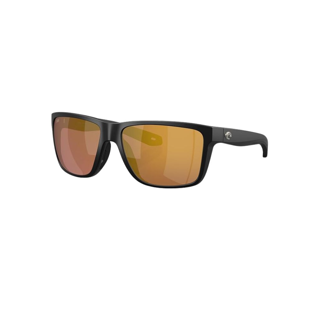 Costa Broadbill Sunglasses Matte Black/Gold Mirrored 580G