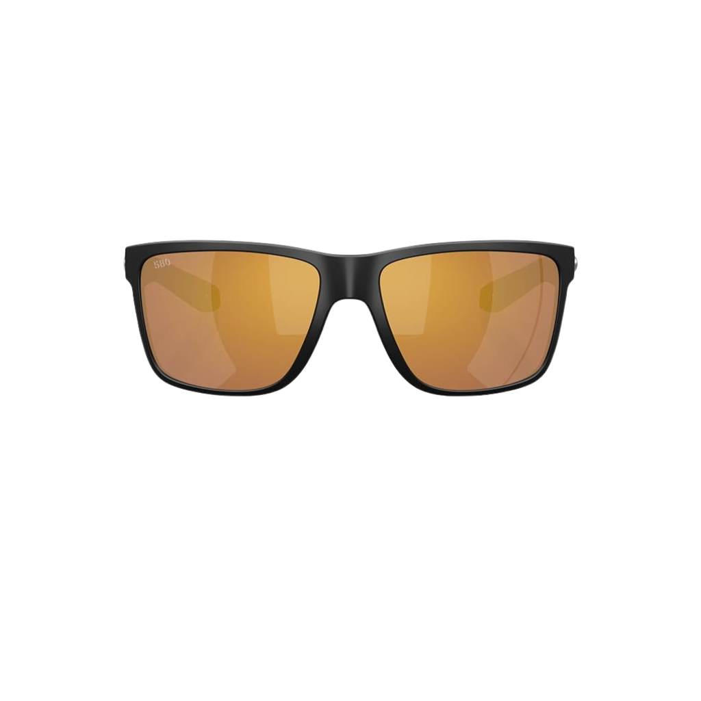 Costa Broadbill Sunglasses Matte Black/Gold Mirrored 580G