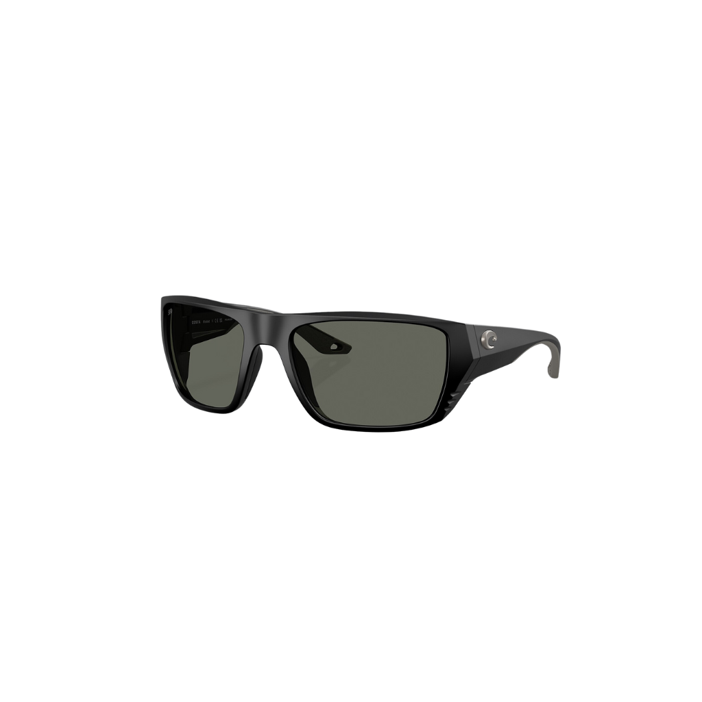 Costa Finlet Matte Black/Grey Polarized Sunglasses 580G