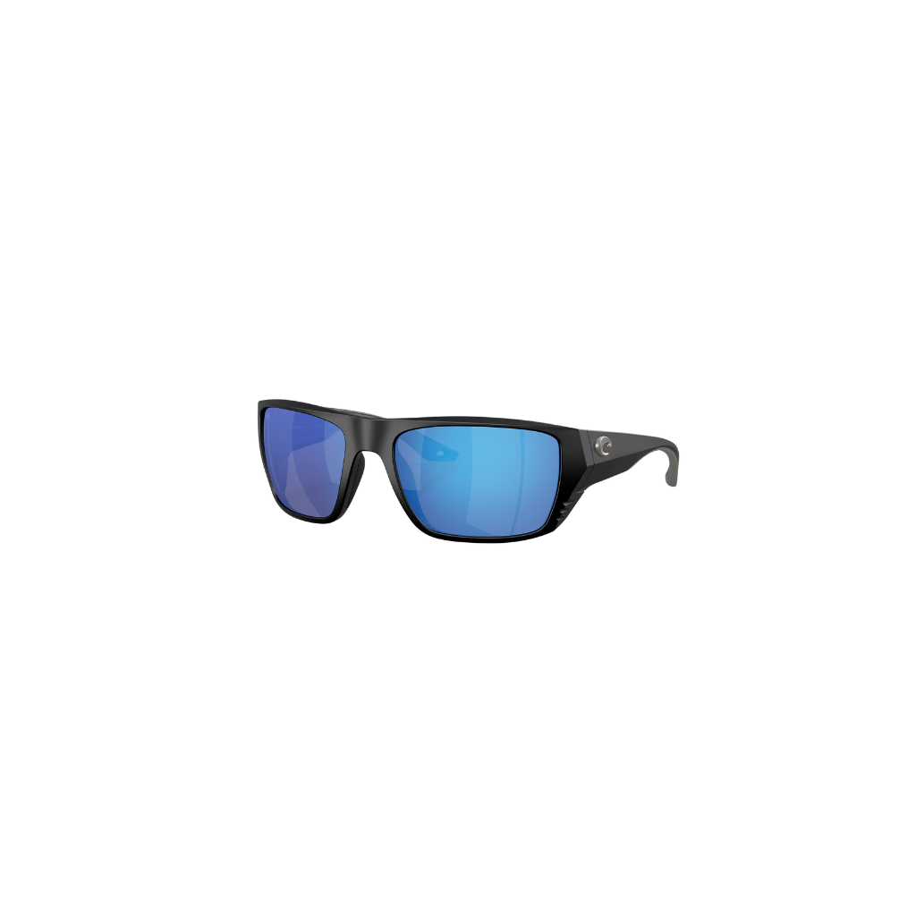 Costa Finlet Matte Black/Blue Mirrored Sunglasses 580G