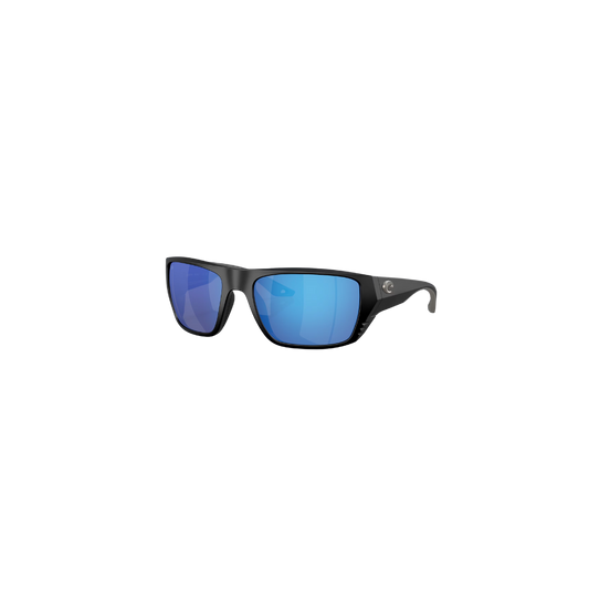 Costa Finlet Matte Black/Blue Mirrored Sunglasses 580G