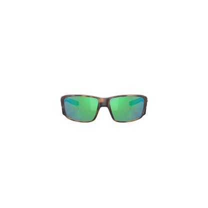 Costa Matte Tortoise/Green Mirrored Tuna Alley Pro Sunglasses 580G