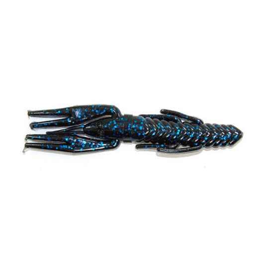 Gambler Crawdaddy 4" Black Blue Glitter