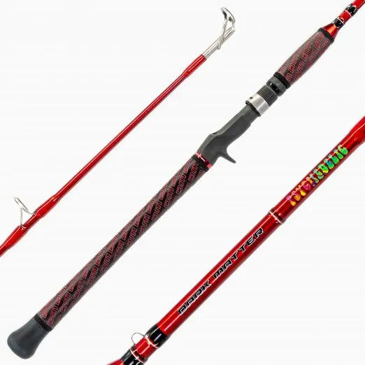 Dark Matter Psychedelic 7' X Fast Red Casting Rod 15-40lb