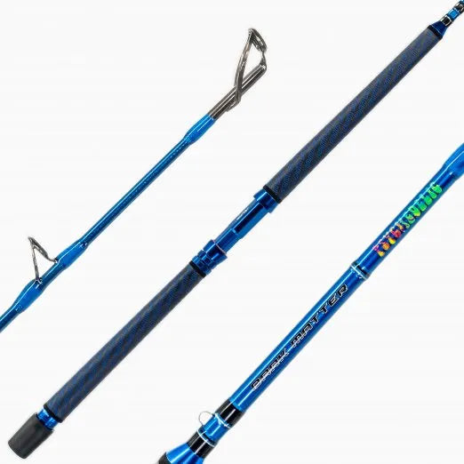 Dark Matter Psychedelic 7' Z Fast Blue Casting Rod 20-60lb