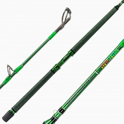 Dark Matter Psychedelic 7' Z Fast Green Casting Rod 20-60lb