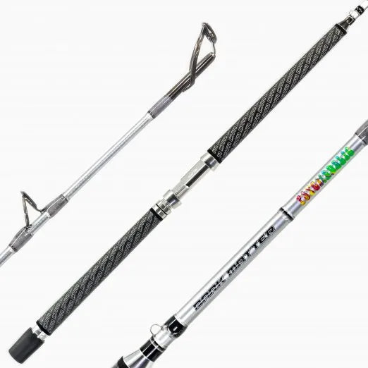 Dark Matter Psychedelic 7' Z Fast Silver Casting Rod 20-60lb