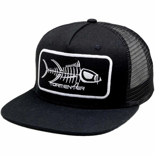 Tormenter Flat Bill Hat - Black & White