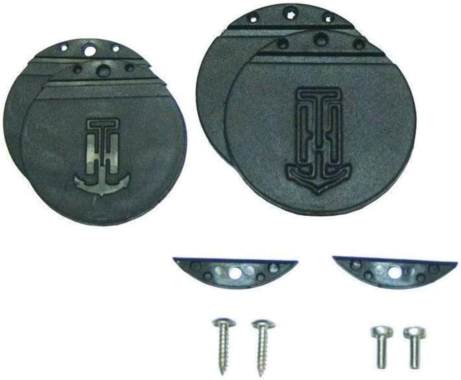 T-H Marine Flapper Scupper Repair Kit - Packaged 1-5/8" and 1-7/8" Inch Black Flappers.