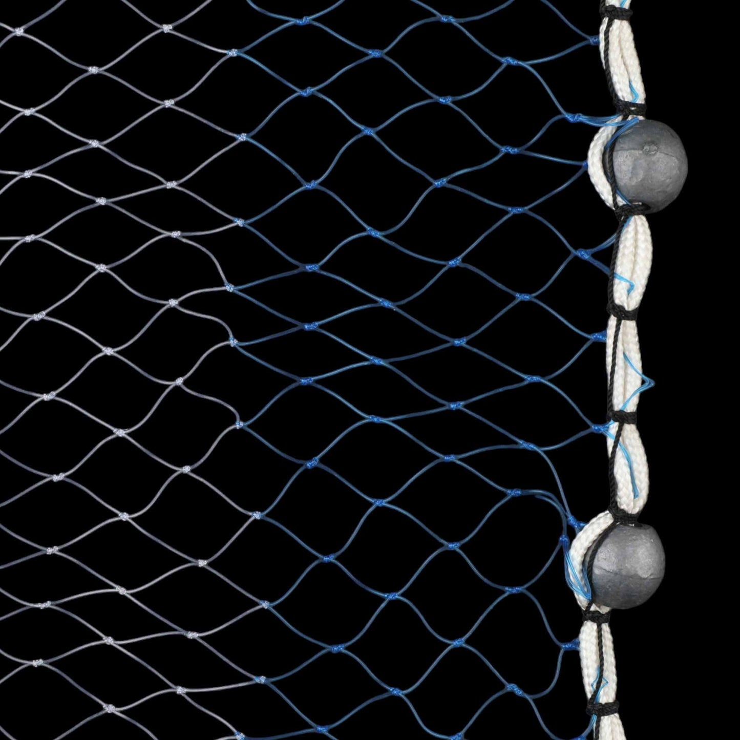 Fitec GS 1000 Ultra Spreader Mullet Cast Net - 6' 6 ft. Radius With 1" Mesh and 1 Lb of Lead Per Foot.