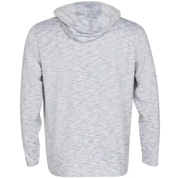 Fintech FPF Badge Coastal Performance UV Pullover Hoodie - Glacier Gray Heather