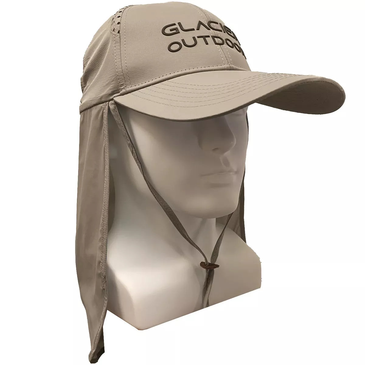 Glacier Mojave Hat with 50+ UPF Khaki